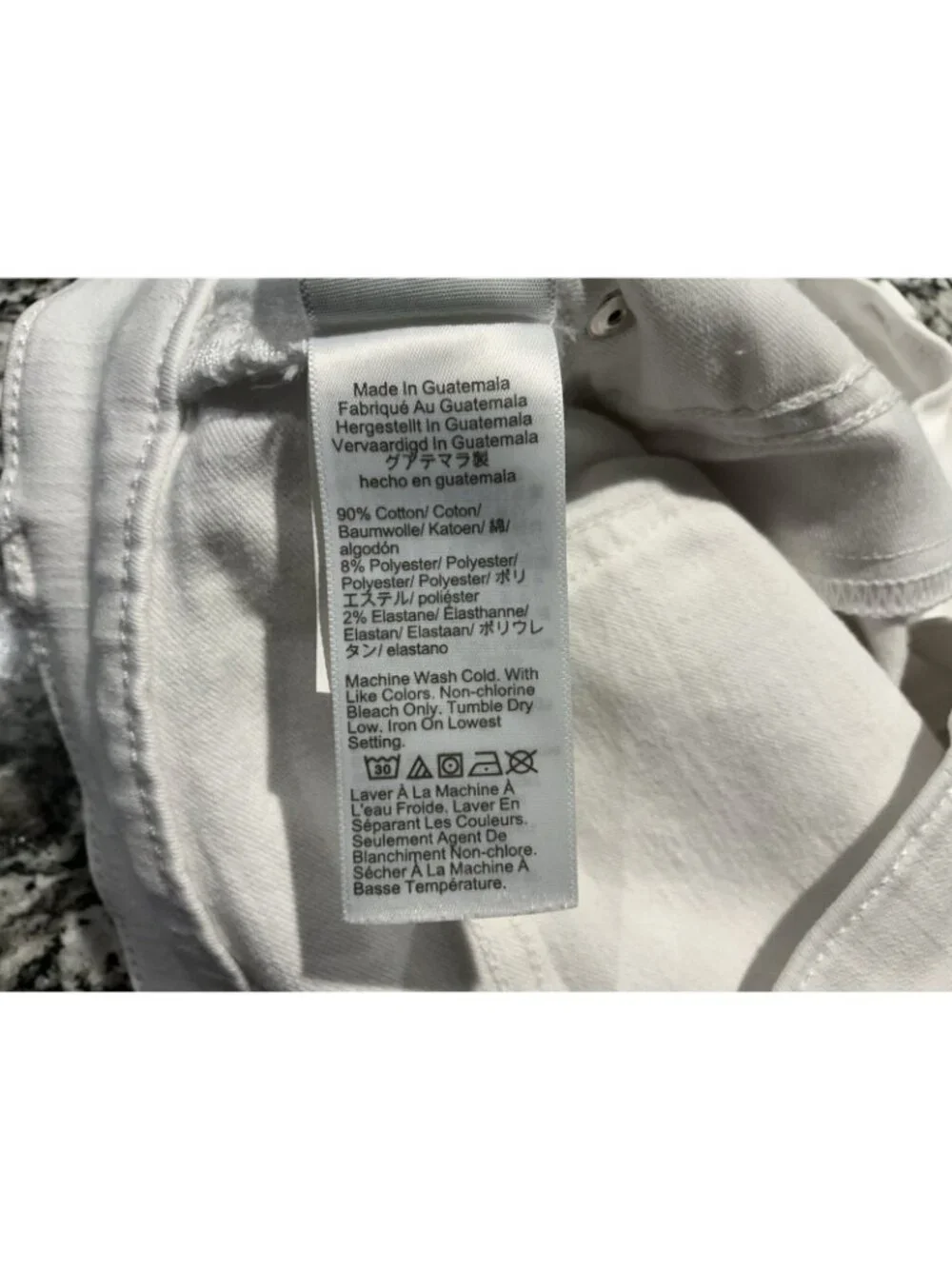 J. Crew White Jean Size 30 Women’s White 9” Mid-Rise Skinny Fit - Picture 10 of 11